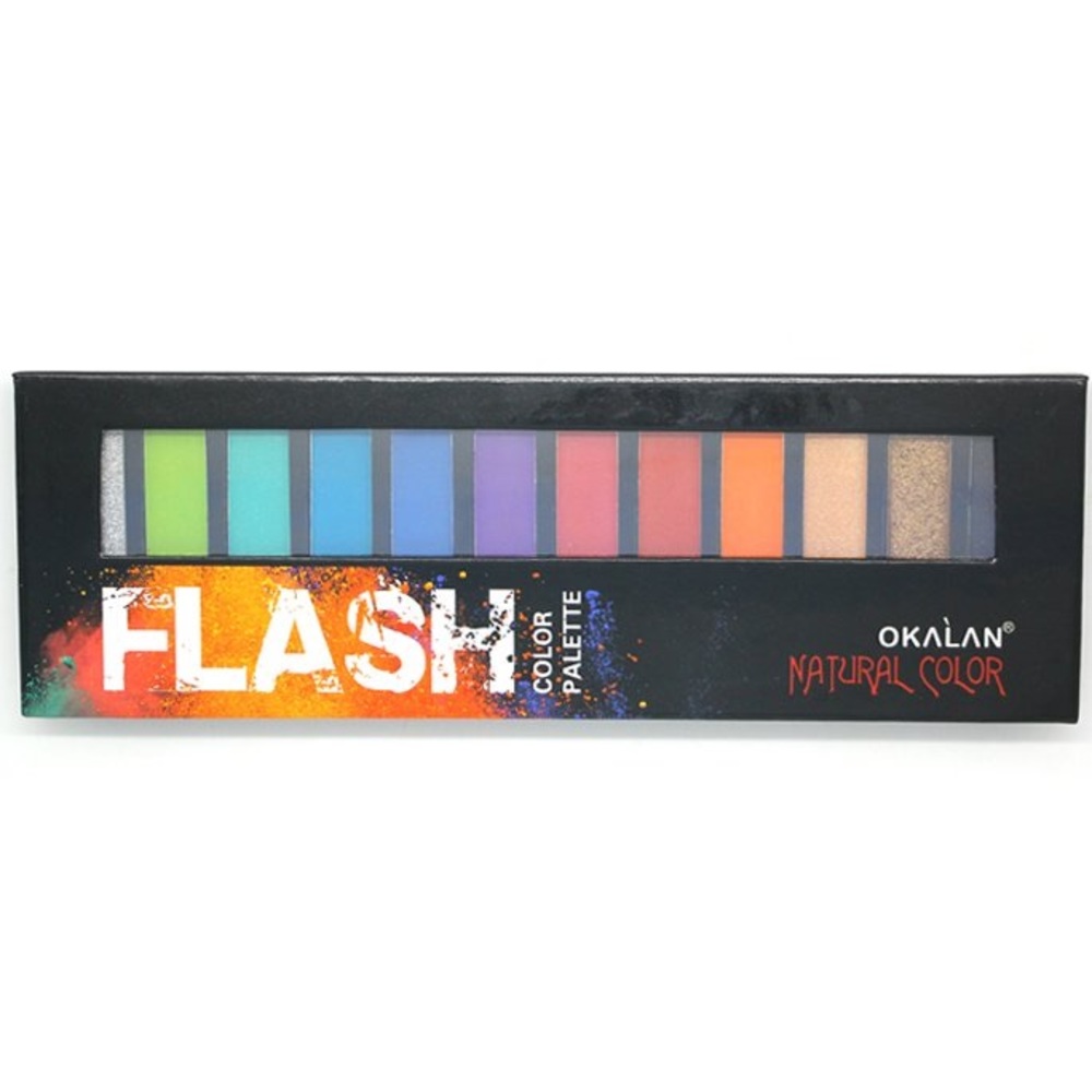 Flash Eyeshadow Palette Natural Colors